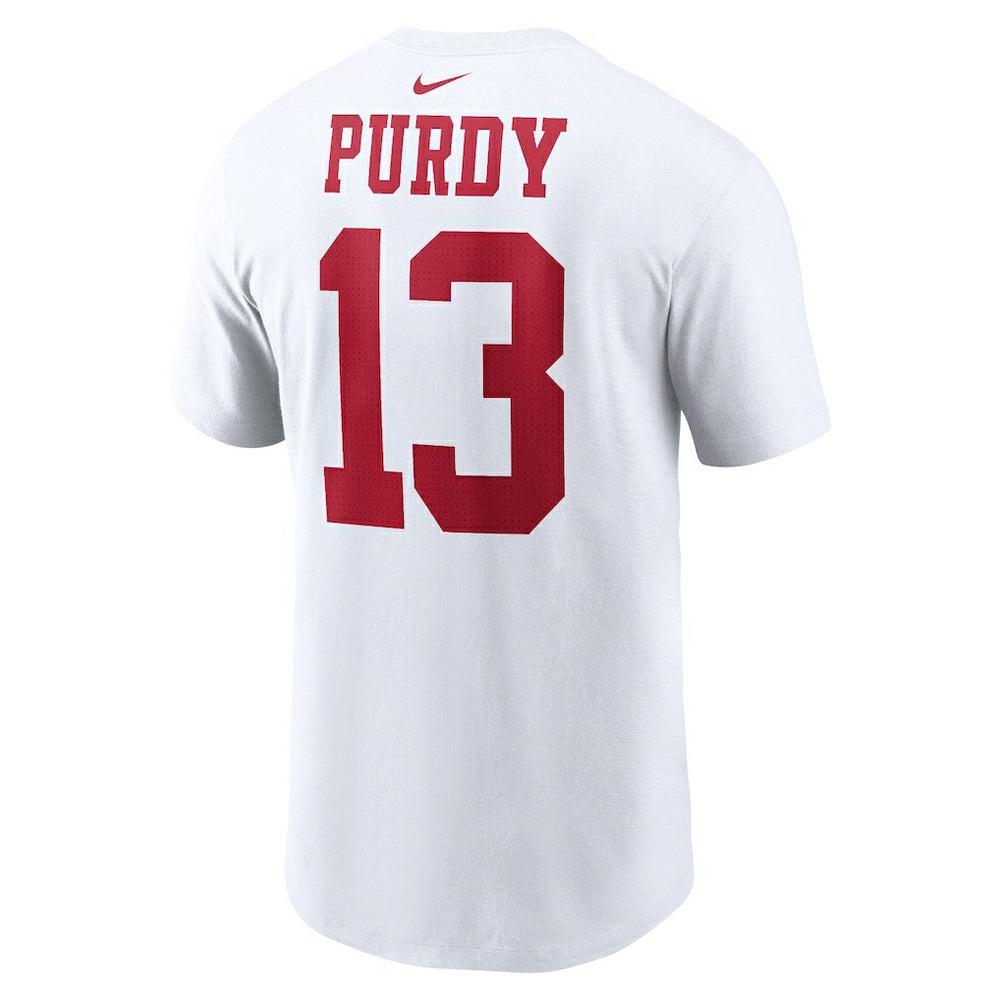 Nike Brock Purdy San Francisco 49ers Player Name & Number T-Shirt White