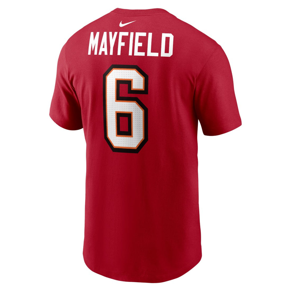 Nike Baker Mayfield Tampa Bay Buccaneers Player Name & Number T-Shirt Red