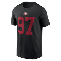 Nike Nick Bosa San Francisco 49ers Player Name & Number T-Shirt Black