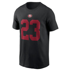 Nike Christian McCaffrey San Francisco 49ers Player Name & Number T-Shirt Black
