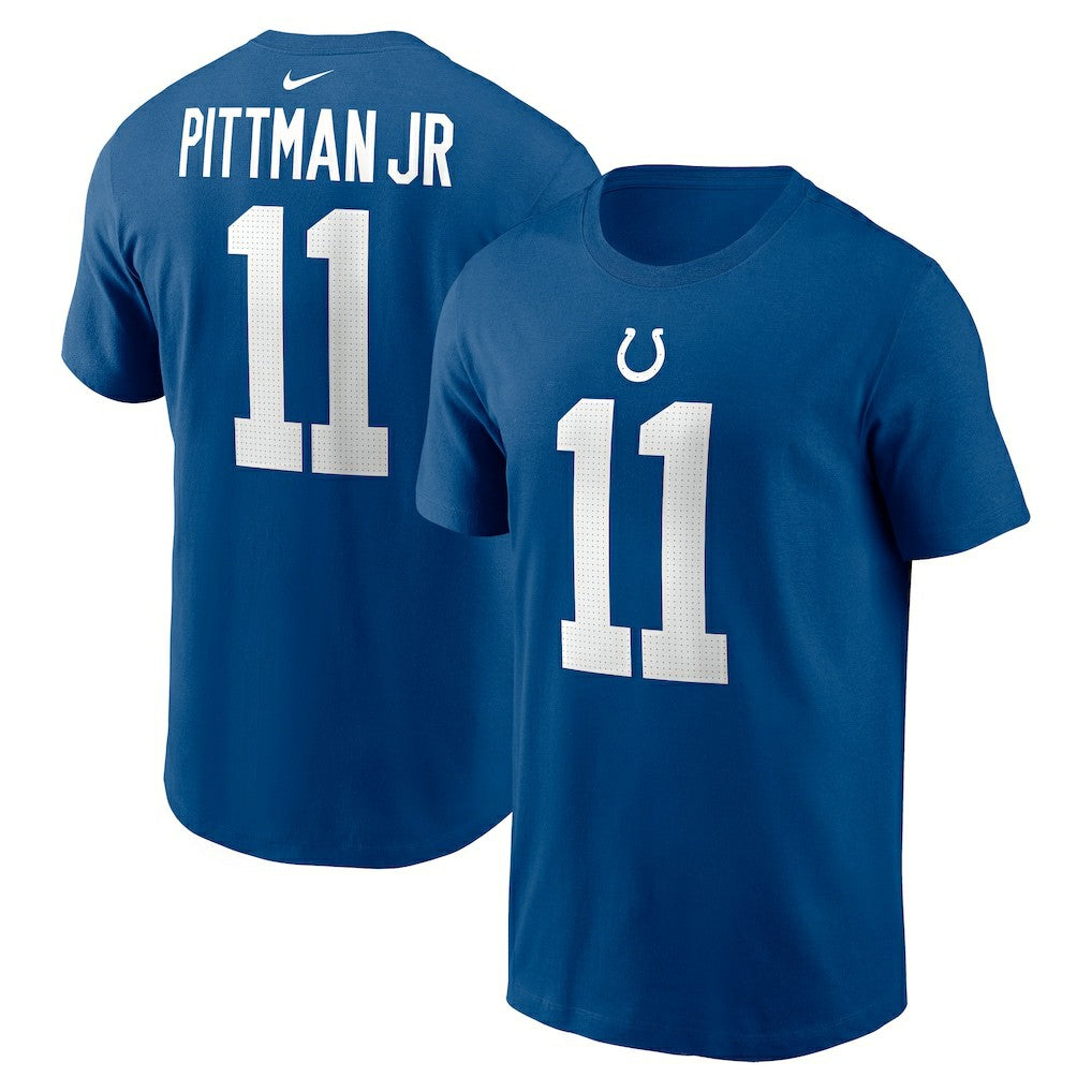 Nike Michael Pittman Jr. Indianapolis Colts Player Name & Number T-Shirt Royal