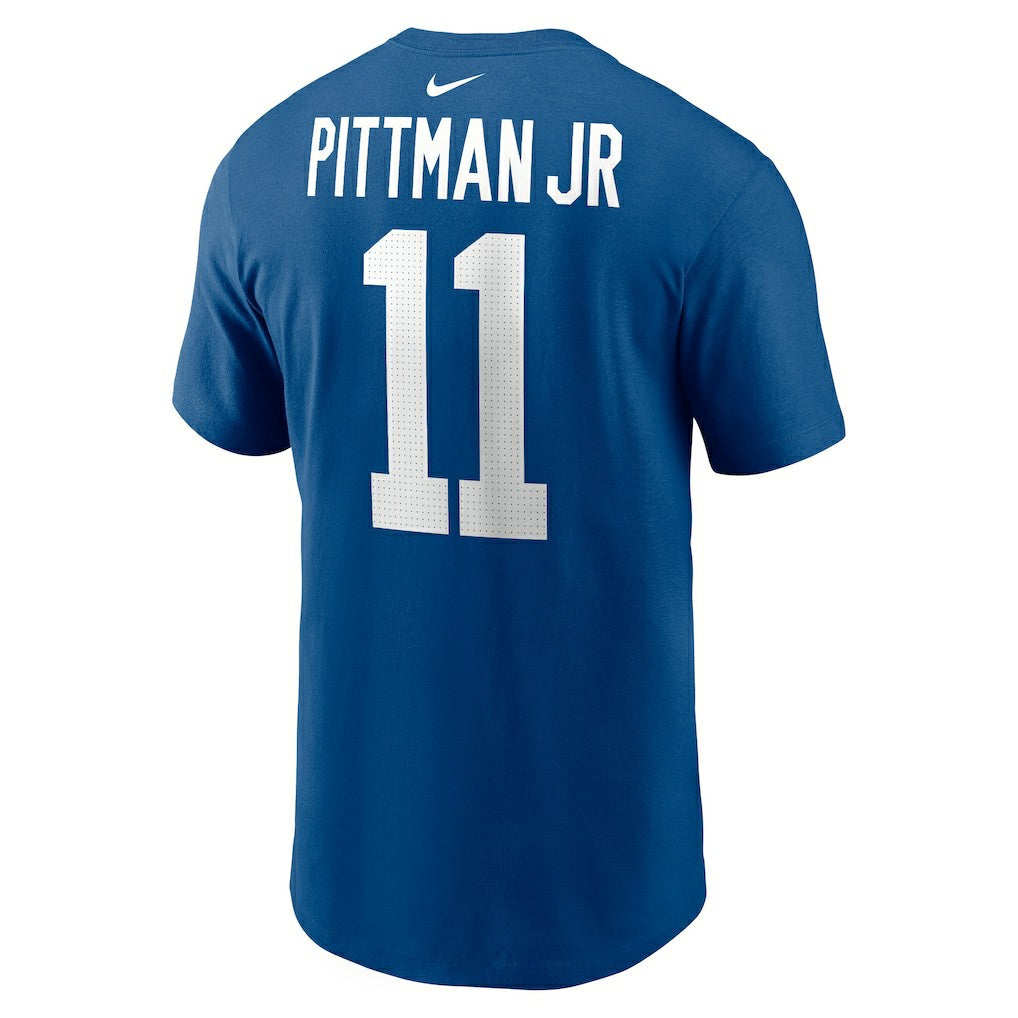 Nike Michael Pittman Jr. Indianapolis Colts Player Name & Number T-Shirt Royal