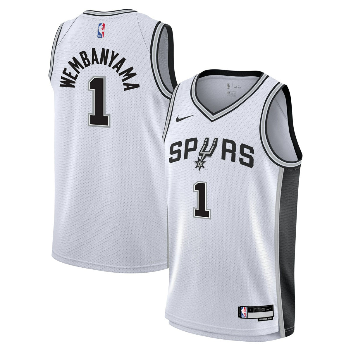 Victor Wembanyama San Antonio Spurs Youth Swingman Jersey Association Edition White | Nike Near Me