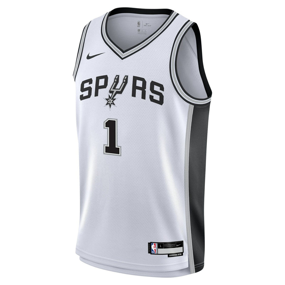 Victor Wembanyama San Antonio Spurs Youth Swingman Jersey Association Edition White | Nike Near Me