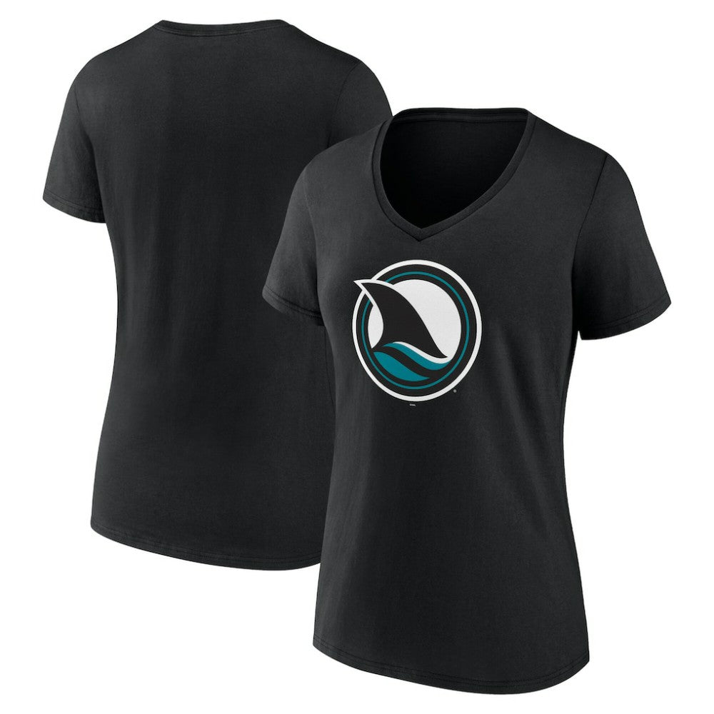 San Jose Sharks Fanatics Women's Alternate Graphic T-Shirt - Black - NHL 200665477