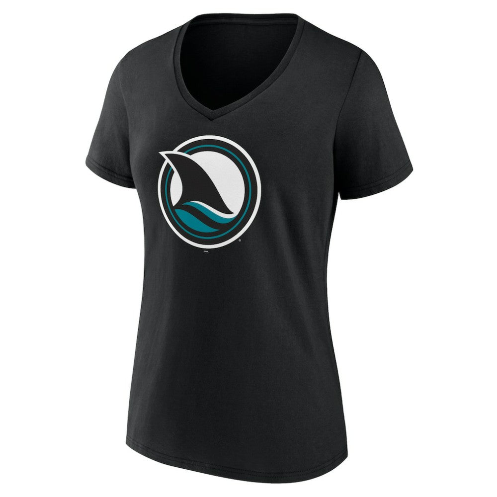 San Jose Sharks Fanatics Women's Alternate Graphic T-Shirt - Black - NHL 200665477