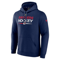 New York Rangers Fanatics Alternate Wordmark Fleece Pullover Hoodie - Navy - NHL 200665582