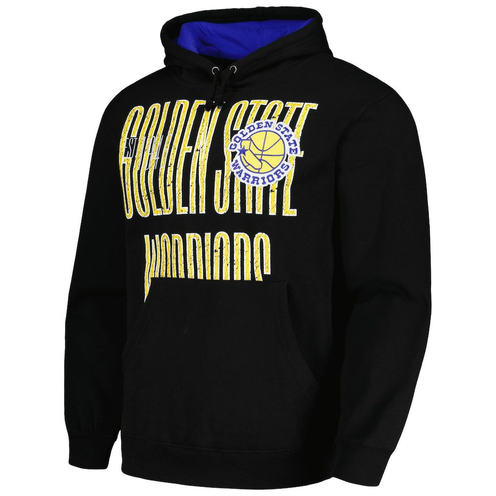 Golden State Warriors Hardwood Classics OG 2.0 Pullover Hoodie for sale Black | Mitchell & Ness discount