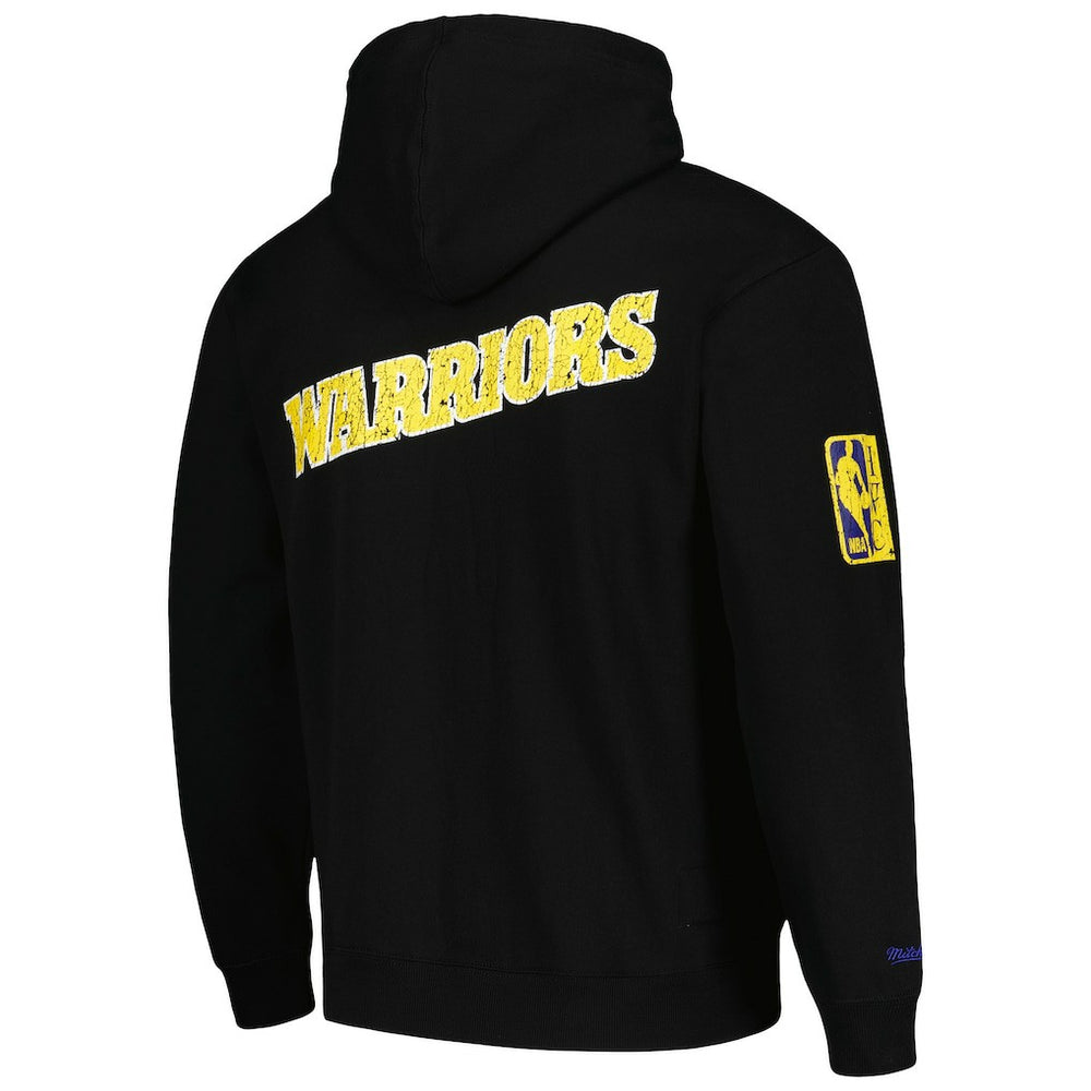 Golden State Warriors Hardwood Classics OG 2.0 Pullover Hoodie for sale Black | Mitchell & Ness discount