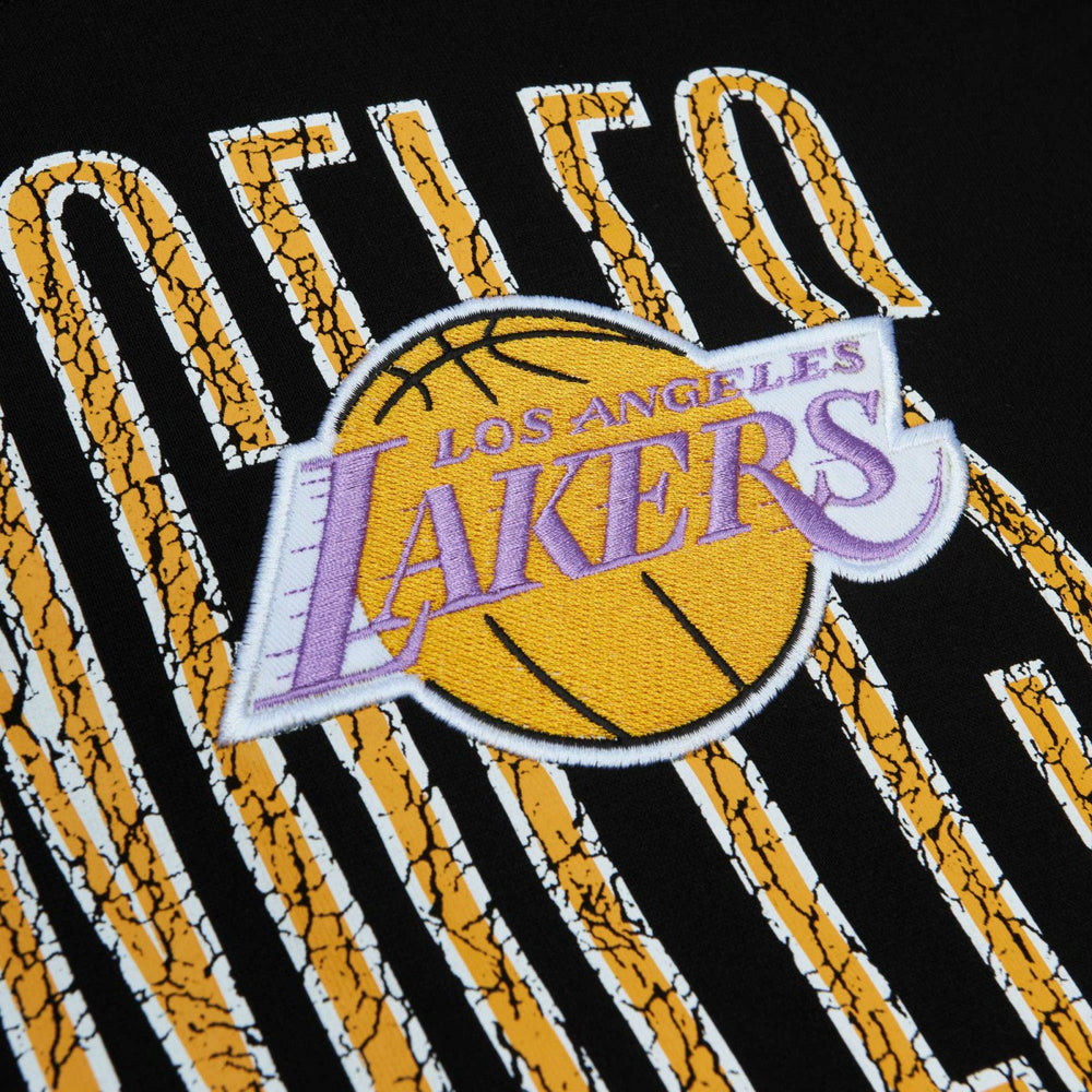 Los Angeles Lakers Hardwood Classics OG 2.0 Pullover Hoodie Black | Mitchell & Ness