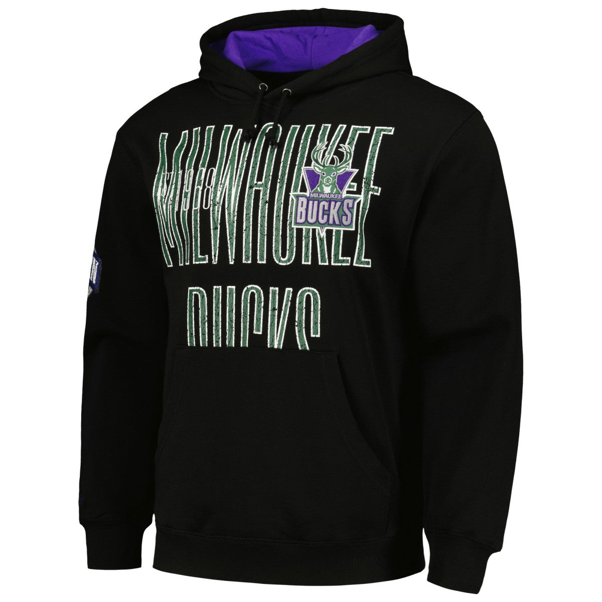 Milwaukee Bucks Hardwood Classics OG 2.0 Pullover Hoodie Black | Mitchell & Ness outlet