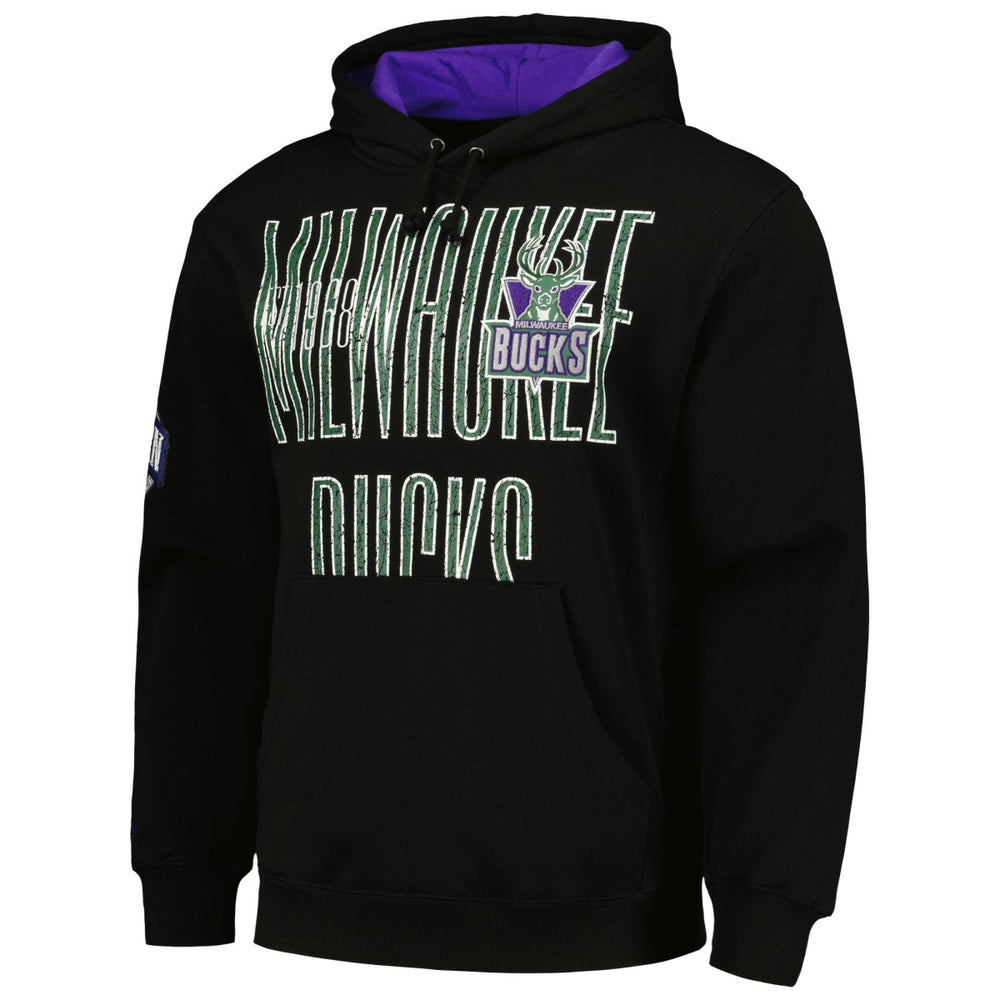 Milwaukee Bucks Hardwood Classics OG 2.0 Pullover Hoodie Black | Mitchell & Ness outlet