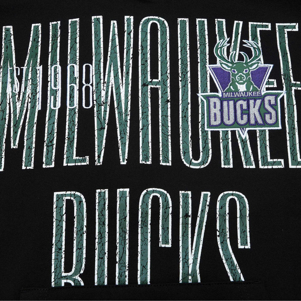Milwaukee Bucks Hardwood Classics OG 2.0 Pullover Hoodie Black | Mitchell & Ness outlet