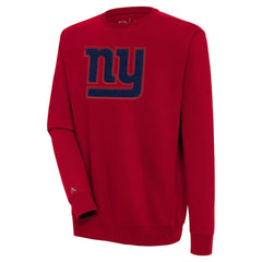 New York Giants Antigua Victory Crewneck Pullover Sweatshirt Red