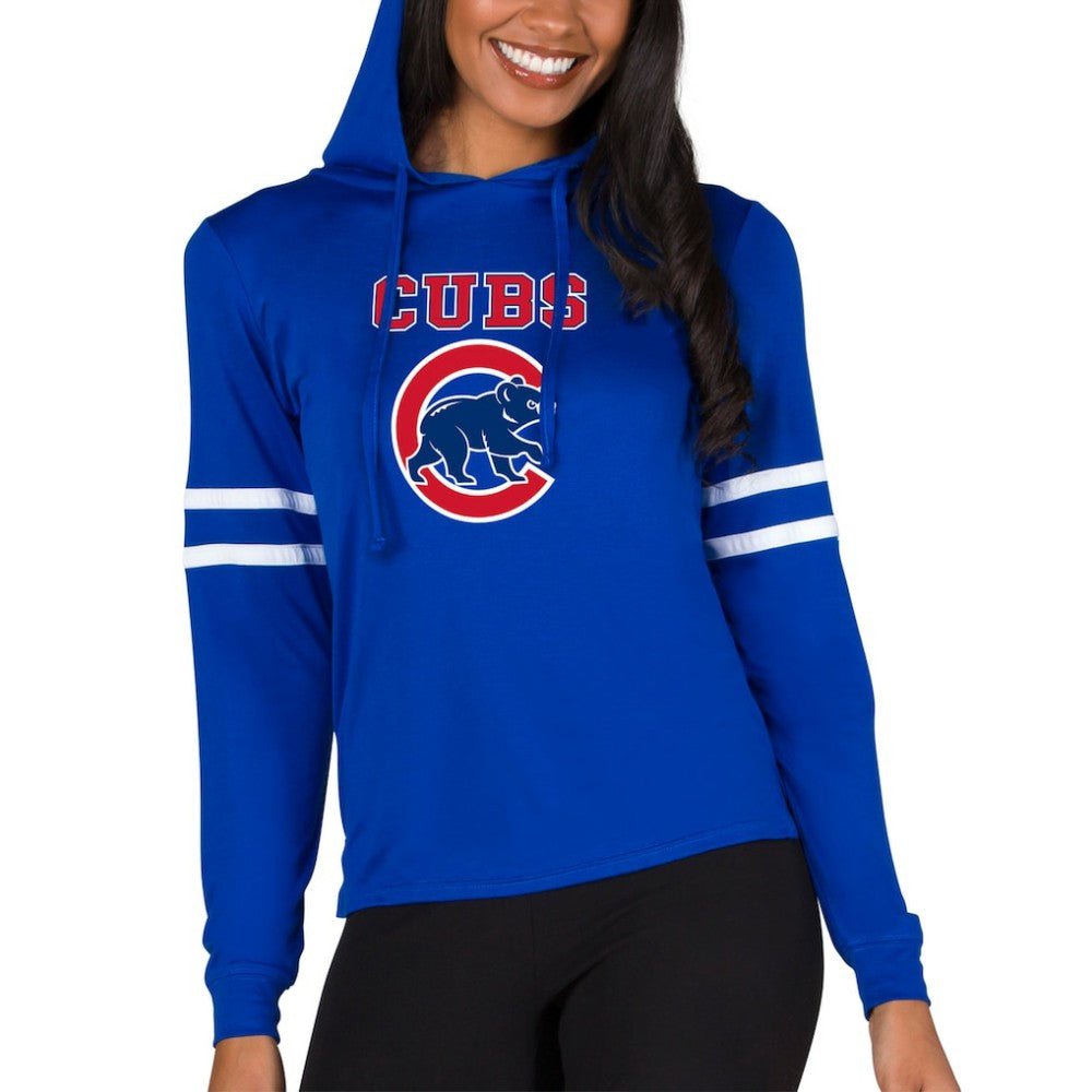 Chicago Cubs Concepts Sport Women's Marathon Lightweight Lounge Pullover Hoodie - Royal - MLB on Sale