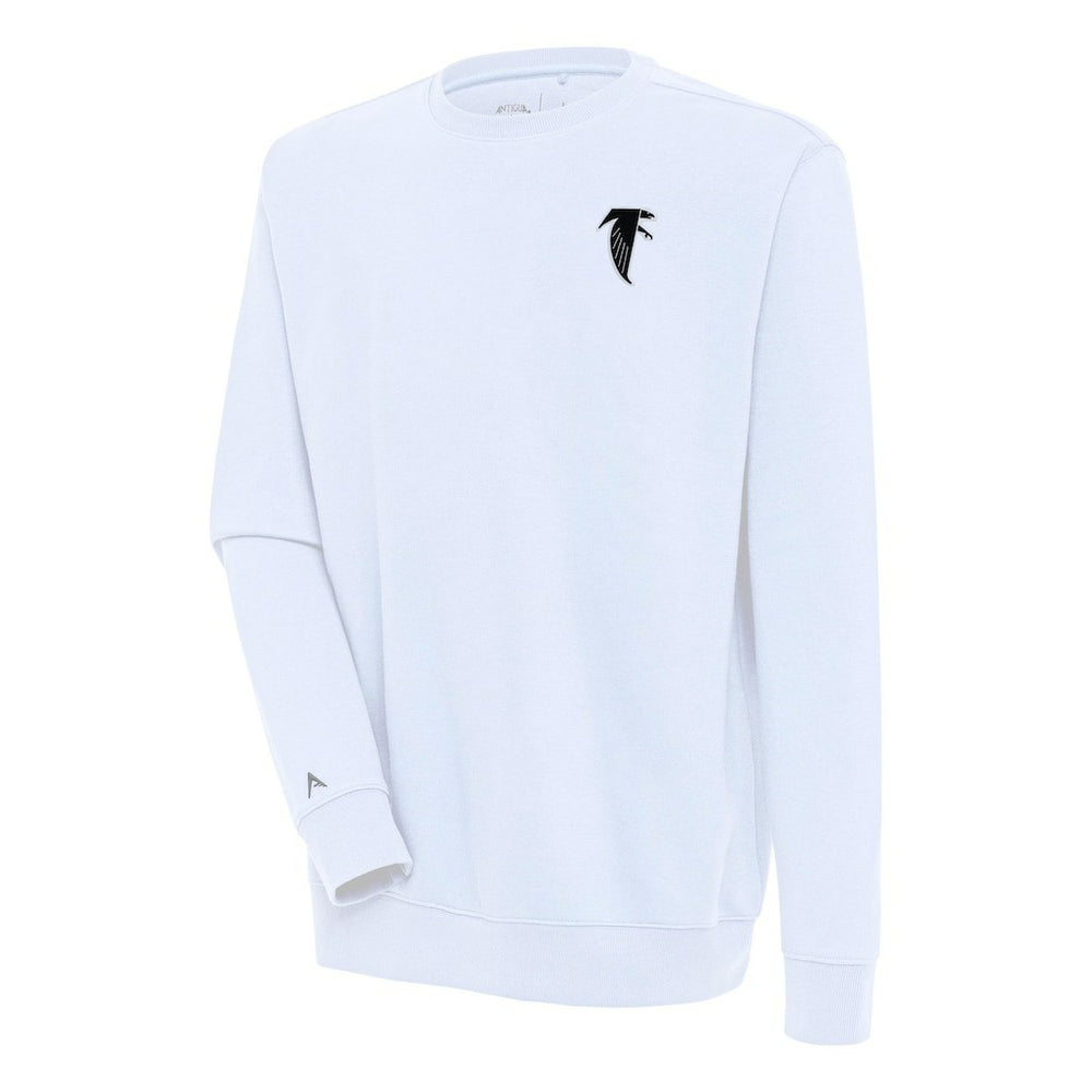 Atlanta Falcons Adult Throwback Logo Victory Pullover Sweatshirt White