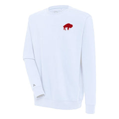 Buffalo Bills Adult Throwback Logo Victory Pullover Sweatshirt White