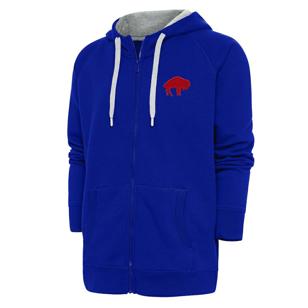Buffalo Bills Adult Throwback Logo Victory Full-Zip Hoodie Royal