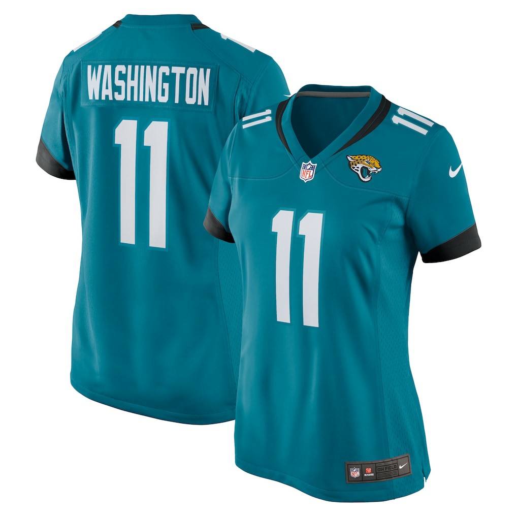 Nike Parker Washington Jacksonville Jaguars Women's Team Game Jersey Teal