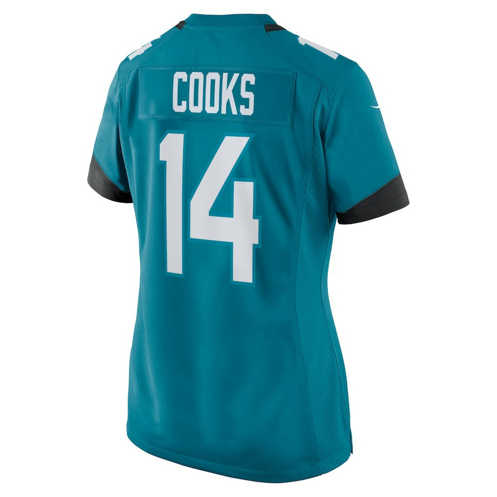 Nike Elijah Cooks Jacksonville Jaguars Women's Team Game Jersey Teal