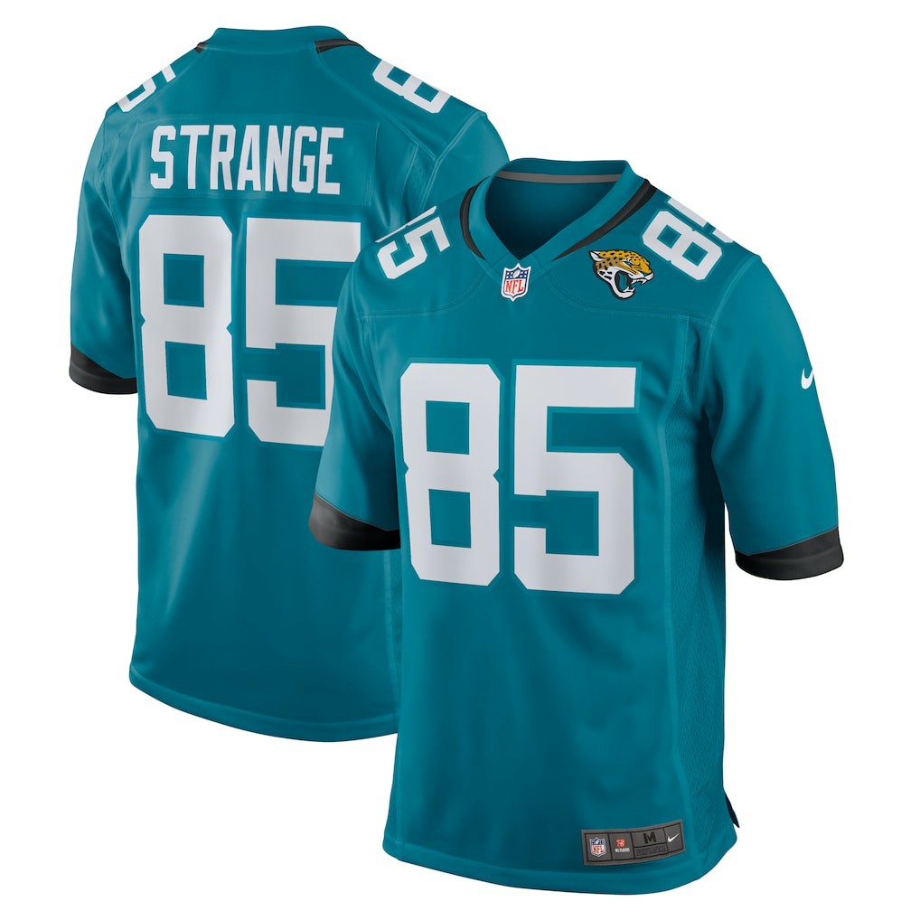 Nike Brenton Strange Jacksonville Jaguars Team Game Jersey Teal