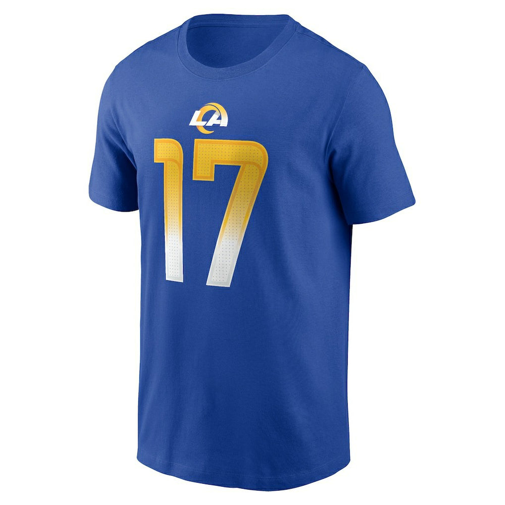 Nike Puka Nacua Los Angeles Rams Player Name & Number T-Shirt Royal