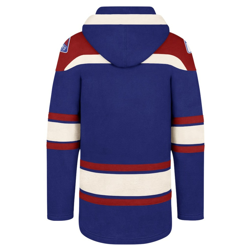 New York Rangers '47 Big & Tall Superior Lacer Pullover Hoodie - Blue - NHL 200683090
