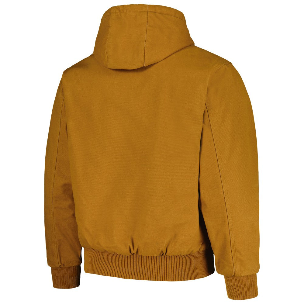 Cincinnati Reds Dunbrooke Dakota Work Full-Zip Hoodie Jacket - Brown - MLB Discount
