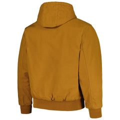 Cincinnati Reds Dunbrooke Dakota Work Full-Zip Hoodie Jacket - Brown - MLB Discount