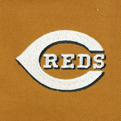 Cincinnati Reds Dunbrooke Dakota Work Full-Zip Hoodie Jacket - Brown - MLB Discount