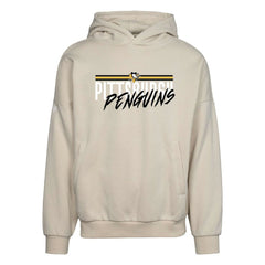 Pittsburgh Penguins Levelwear Contact Pullover Hoodie - Cream - NHL 200683585
