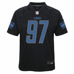 Nike Aidan Hutchinson Detroit Lions Youth Game Jersey Black