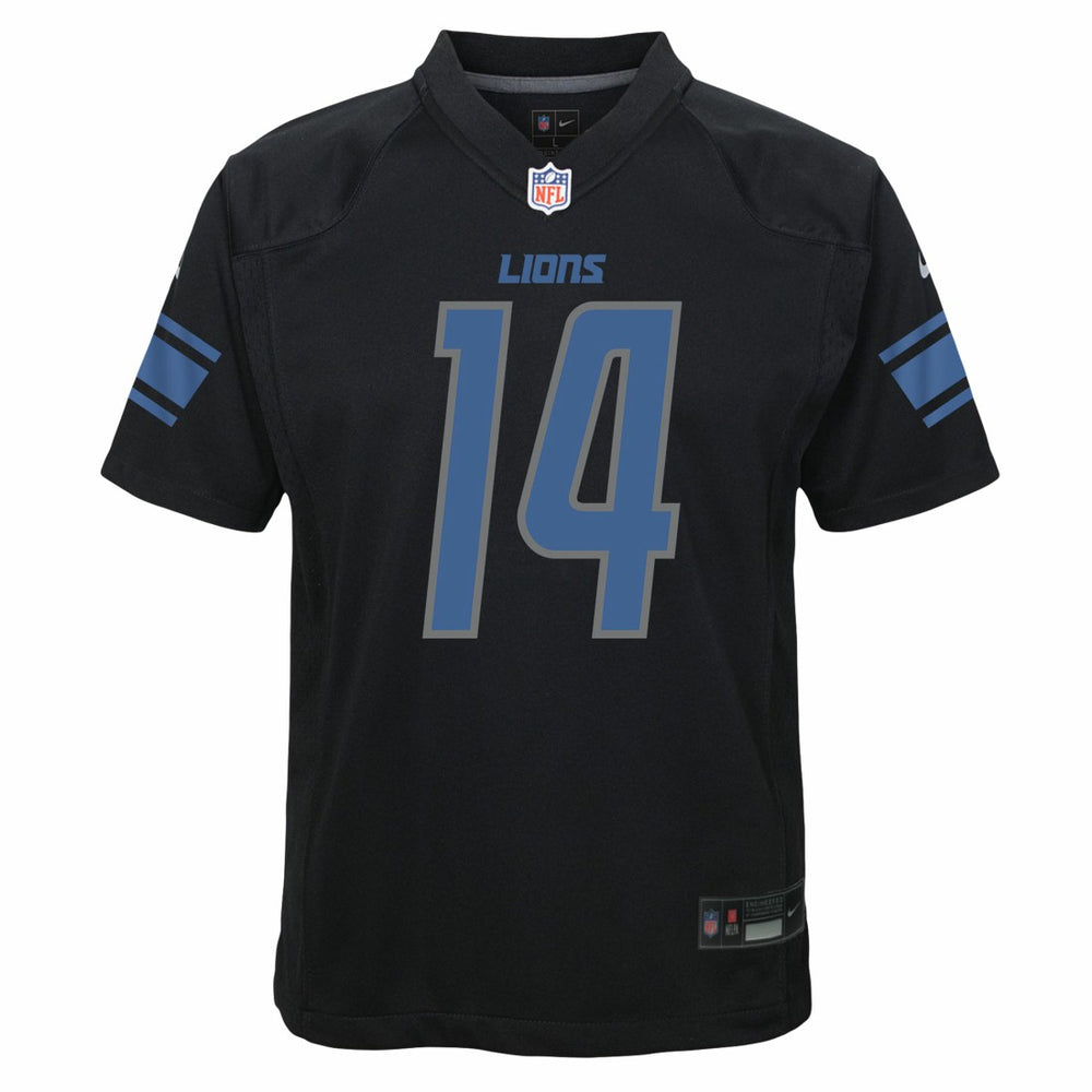 Nike Amon-Ra St. Brown Detroit Lions Youth Game Jersey Black