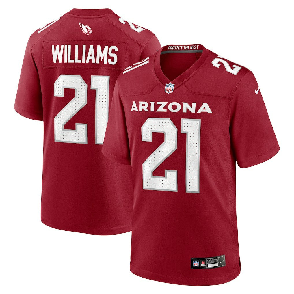 Nike Garrett Williams Arizona Cardinals Game Jersey Cardinal