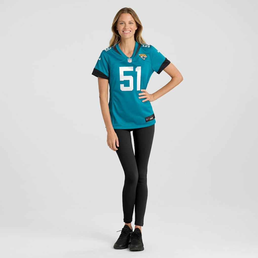 Nike Ventrell Miller Jacksonville Jaguars Women's Game Jersey Teal