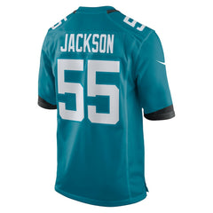 Nike Dequan Jackson Jacksonville Jaguars Game Jersey Teal