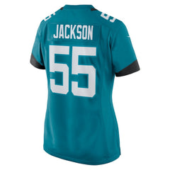 Nike Dequan Jackson Jacksonville Jaguars Women's Game Jersey Teal