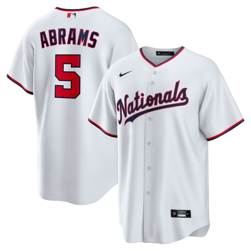 CJ Abrams Washington Nationals Nike Youth Home Replica Player Jersey - White - Nike Discount