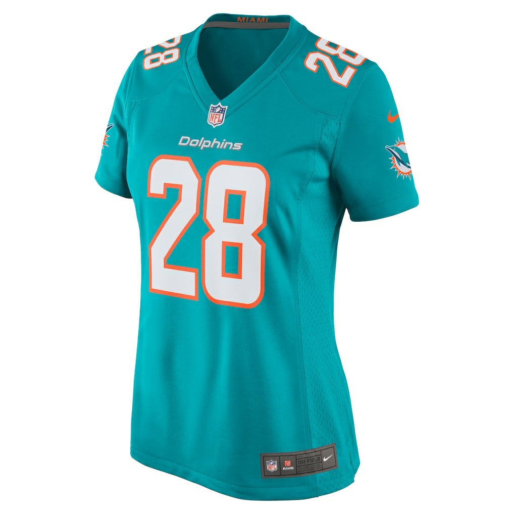 Nike Devon Achane Miami Dolphins Women's Player Game Jersey Aqua