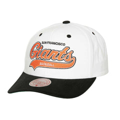 San Francisco Giants Mitchell & Ness Cooperstown Collection Tail Sweep Pro Snapback Hat - White - Mitchell & Ness Lifestyle