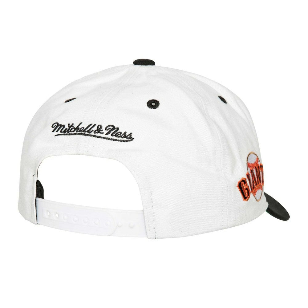 San Francisco Giants Mitchell & Ness Cooperstown Collection Tail Sweep Pro Snapback Hat - White - Mitchell & Ness Lifestyle