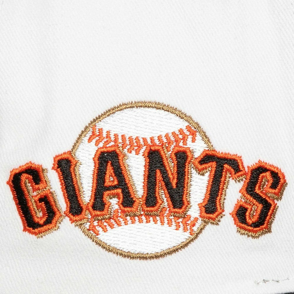 San Francisco Giants Mitchell & Ness Cooperstown Collection Tail Sweep Pro Snapback Hat - White - Mitchell & Ness Lifestyle