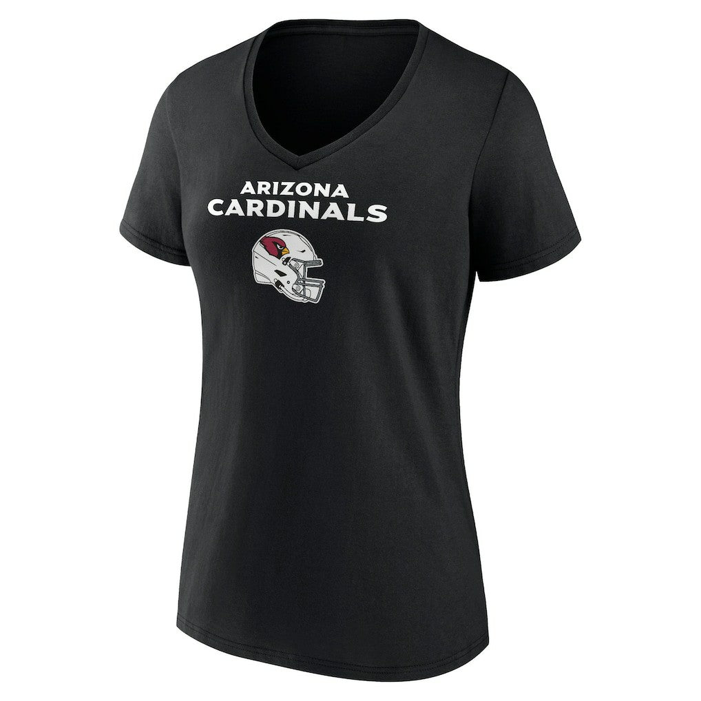 Budda Baker Arizona Cardinals Women's Team Wordmark Player Name & Number V-Neck T-Shirt Black