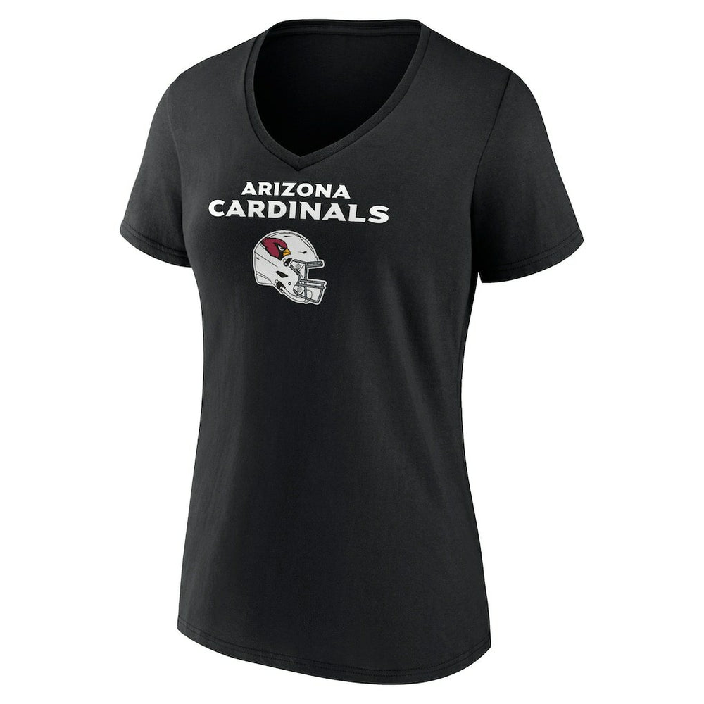 Budda Baker Arizona Cardinals Women's Team Wordmark Player Name & Number V-Neck T-Shirt Black