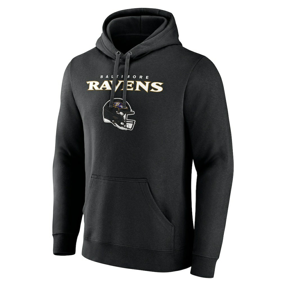 Zay Flowers Baltimore Ravens Team Wordmark Player Name & Number Pullover Hoodie Black