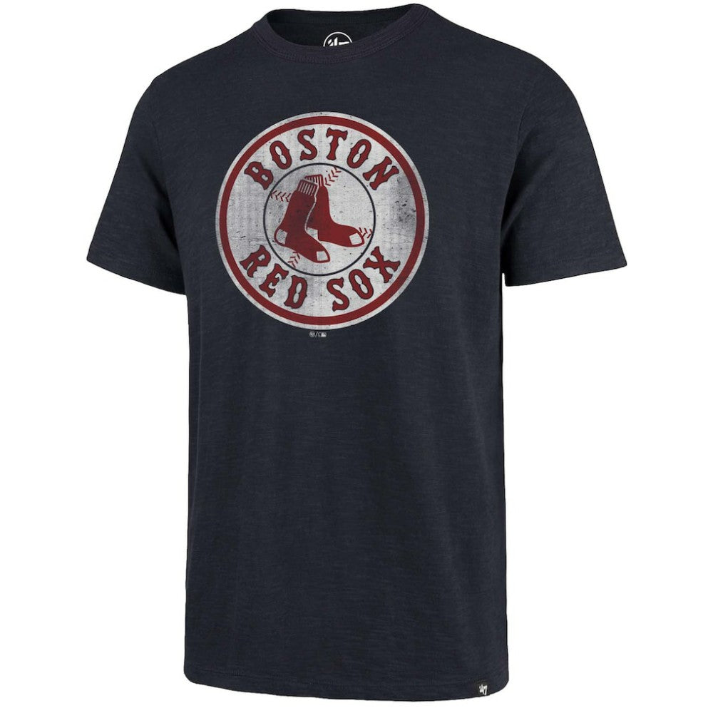 Boston Red Sox '47 Circle Logo Scrum T-Shirt - Navy - 47 brand Online