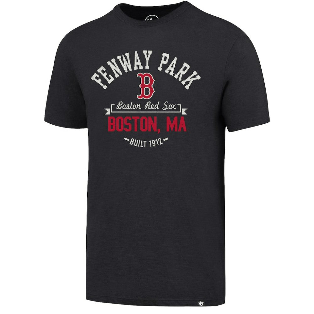 Boston Red Sox '47 Fenway Park Outfield Scrum T-Shirt - Gray - 47 brand Lifestyle