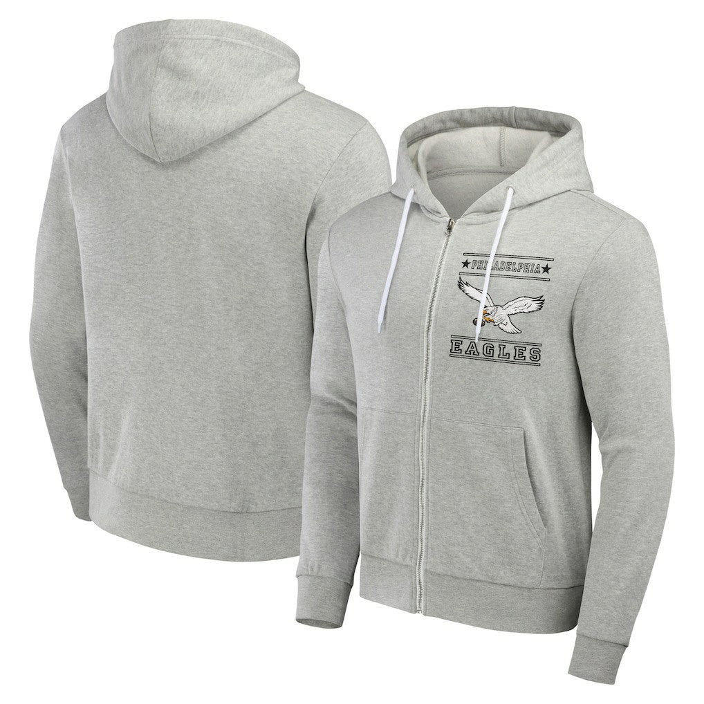 Fanatics Philadelphia Eagles NFL x Darius Rucker Collection Full-Zip Hoodie Gray