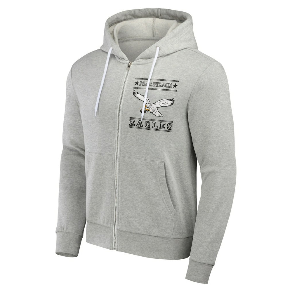 Fanatics Philadelphia Eagles NFL x Darius Rucker Collection Full-Zip Hoodie Gray