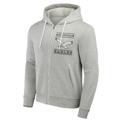 Fanatics Philadelphia Eagles NFL x Darius Rucker Collection Full-Zip Hoodie Gray